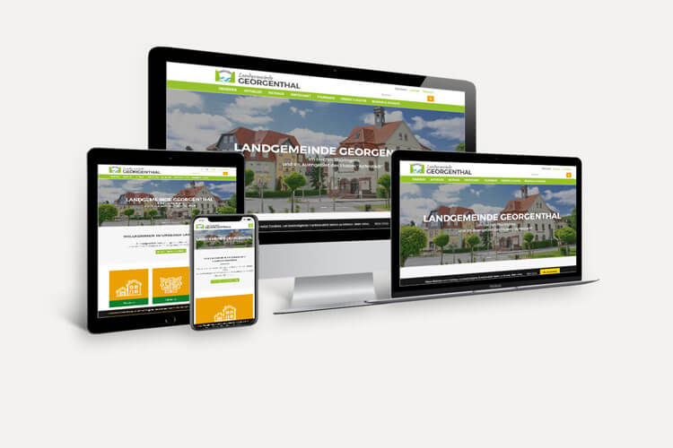 Onlineportal der Landgemeinde Georgenthal in Thüringen von KRiPPS medien | Webdesigner aus Saalfeld/Rudolstadt