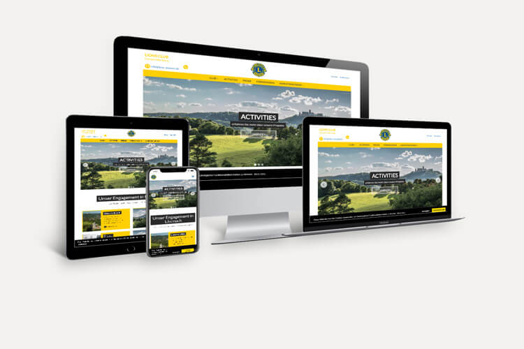 Webdesign und Konzeption Lionsclub Eisenach von KRiPPS medien | Webdesigner aus Saalfeld/Rudolstadt